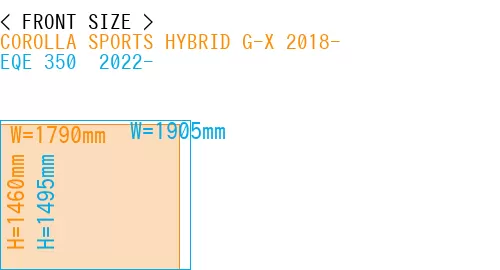 #COROLLA SPORTS HYBRID G-X 2018- + EQE 350+ 2022-